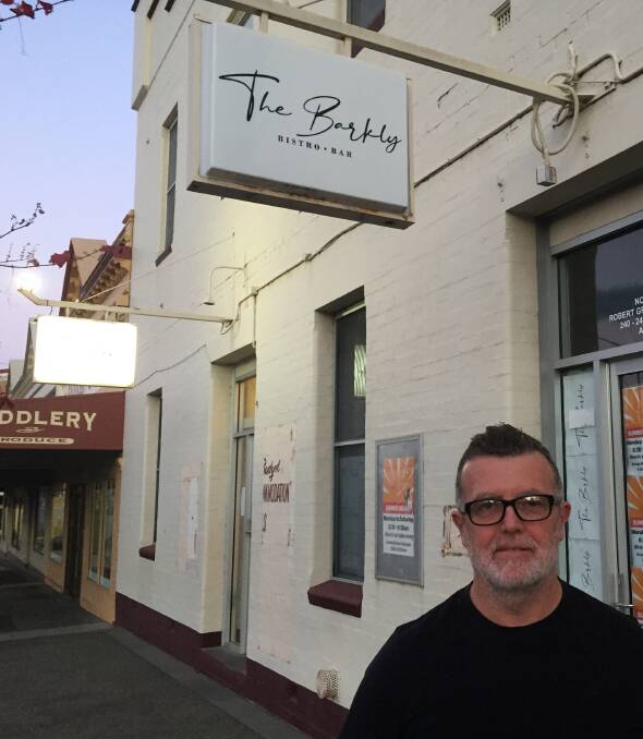 BUSINESS ON BARKLY: The Barkly Bistro and Accommodation owner Rob Martin. Picture: KLAUS NANNESTAD