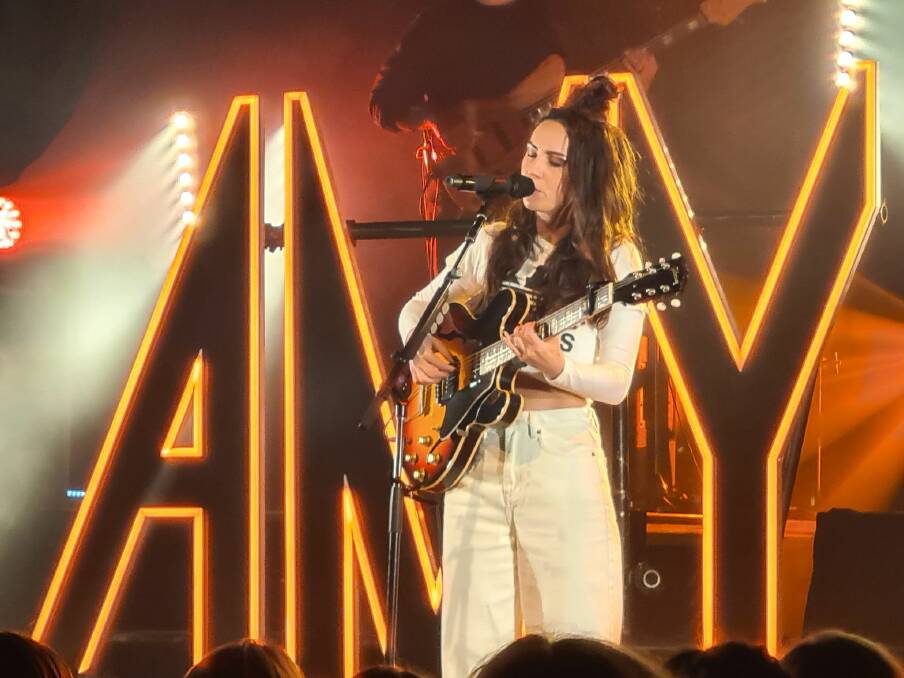 PERFORMANCE: Amy Shark was supported by Yorke for her Horsham show. Picture: ALEX DALZIEL