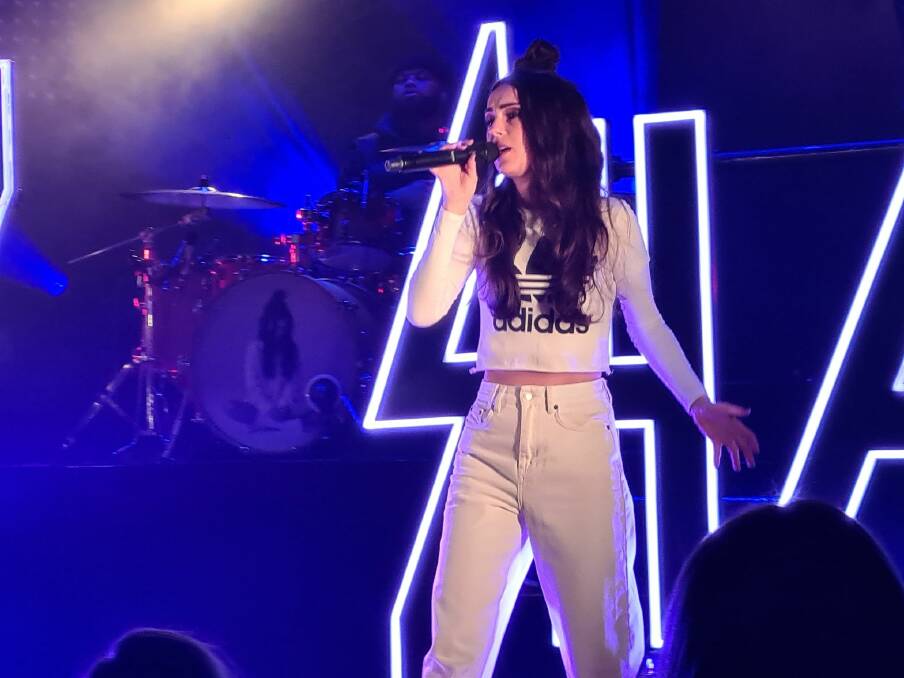 LIVE: Amy Shark performs at the Horsham Town Hall. Picture: ALEX DALZIEL