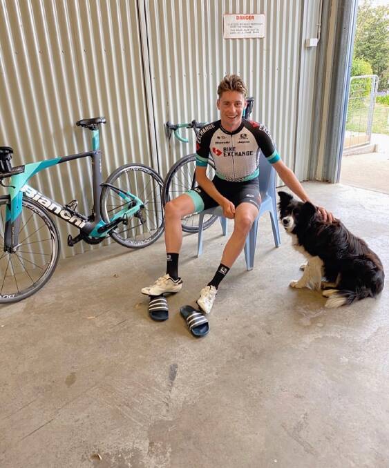 STAR: Lucas Hamilton is set to become Ararat's newest Olympian when he competes in the men's road race in Tokyo on Saturday. Picture: CONTRIBUTED