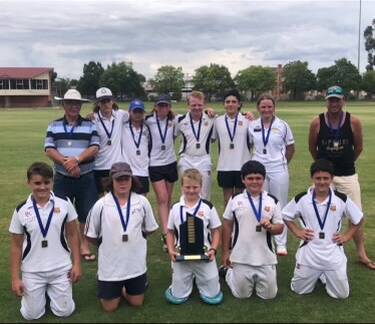 WINNERS: Pomonal are the 2021-22 Grampians Cricket Association under 16s champions. 