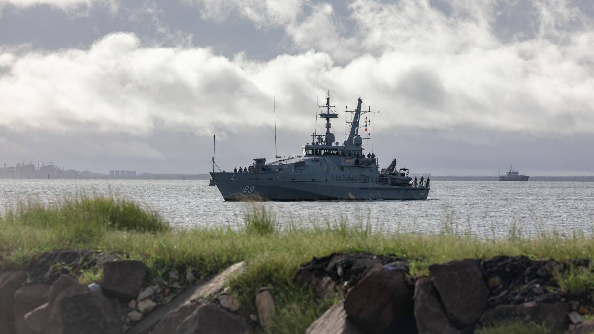 LAST GOODBYE: The HMAS Ararat. Picture: Contributed, Royal Australian Navy.
