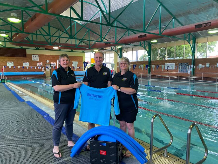 INSTRUCTORS: Ararat Fitness Centre swimming instructors Sue Gardner, Wilfred Dickenson, and Amanda Barrie. Picture: CONTRIBUTED