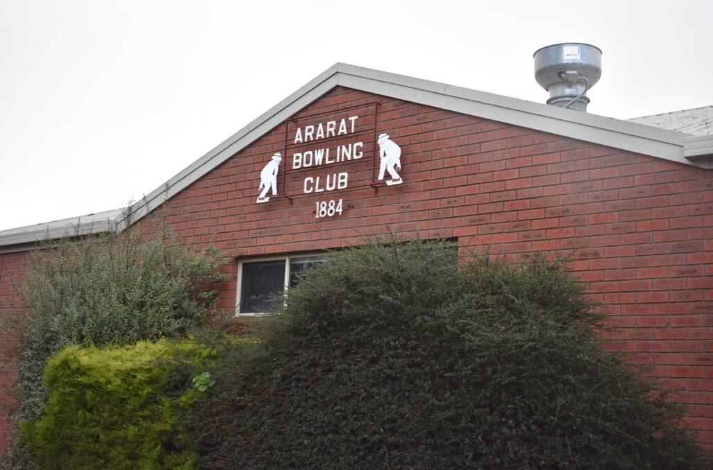 GRANT: The Ararat Bowling Club to benefit from govenemtn support: Picture: JAMES HALLEY. 