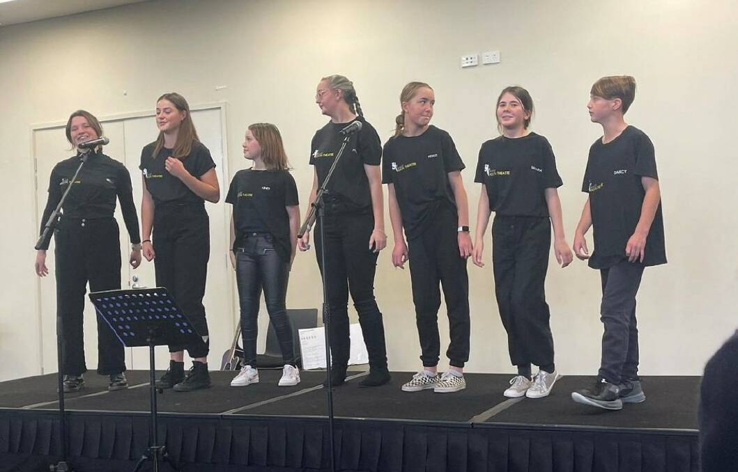 READY: The cast of Ararat Youth Theatre are nearly ready to hit the stage. Picture: Contributed, ARCC. 