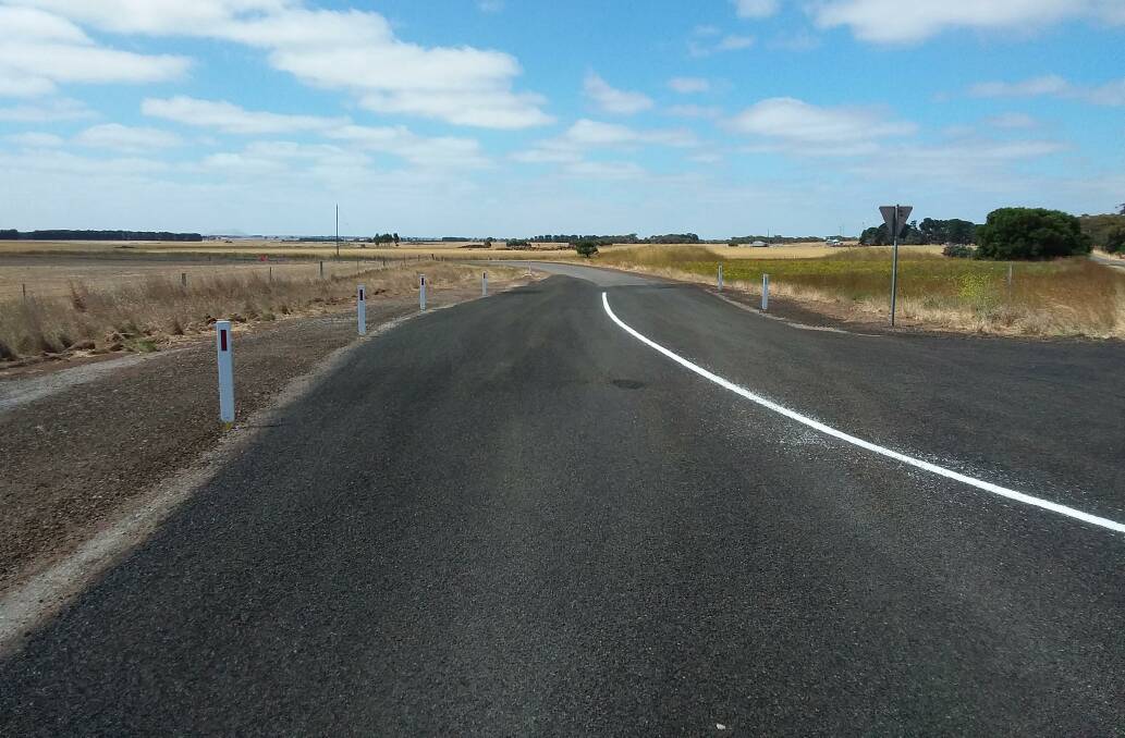 IMPROVEMENT: Darlignton-Nerrin Road has been upgraded from a single lane to double lane. Picture: Contributed, ARCC. 