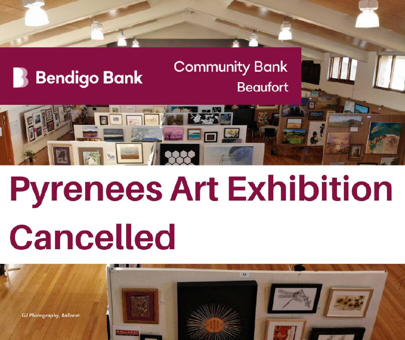 CANCELLED: Beafort's Pyrenees art exhibtion is cancelled due to government imposed capacity limits Picture: GJ PHOTOGRAPHY BALLARAT