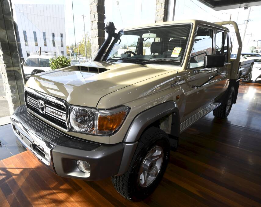 A teenager has pleaded guilty to a slew of charges from a crime spree over two days in January that started with stealing a Toyota Landcruiser. File photo. 
