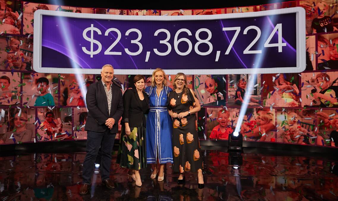 The Good Friday Appeal raised $23,368,724 in 2024 for the Royal Children's Hospital Melbourne, once again breaking its record set the previous year. Picture supplied