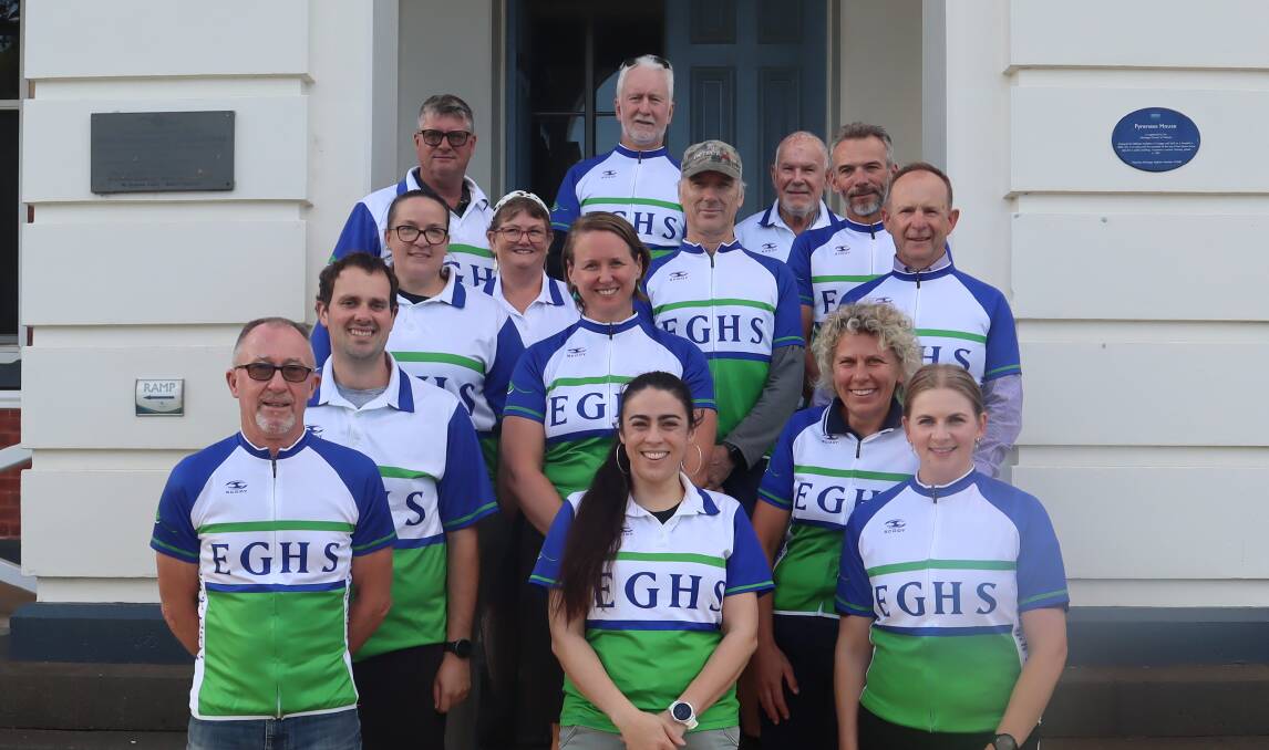 East Grampians Health Service's Cranks and Defibrillators will embark on the gruelling 520-kilometre Murray to Moyne Cycle Relay on Saturday, April 6. Picture supplied