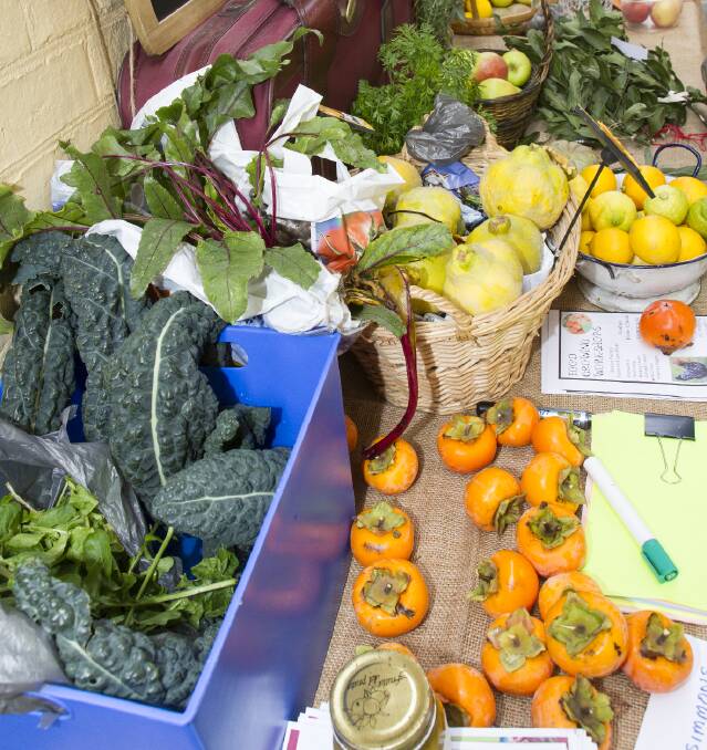 Some of the produce that has been kindly donated.