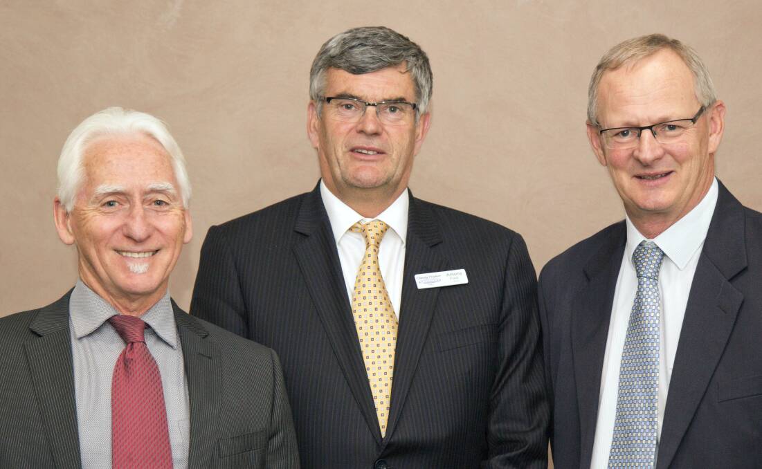 CEO Kevin Wood, Chairperson Tony Ford and Director Mike Wagg.
