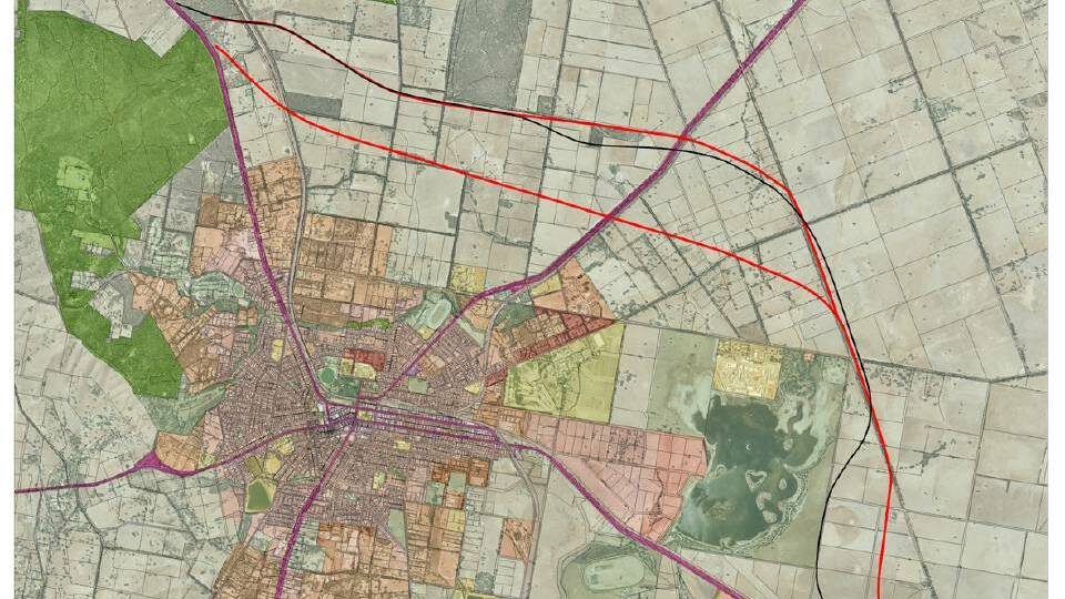 The Ararat Bypass will be built around the northern edge of the city.