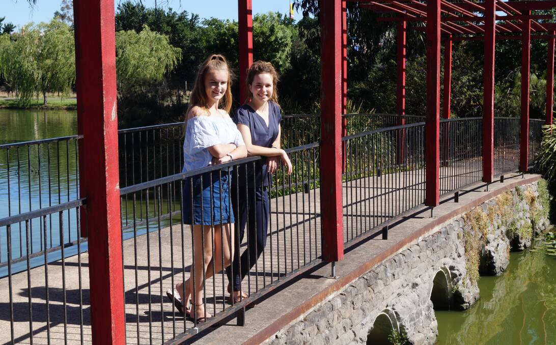 READY: Ararat students Olivia McColl and Izzie Pope have decided what direction they will head in now that their school life has finished. Picture: Jeremy Venosta