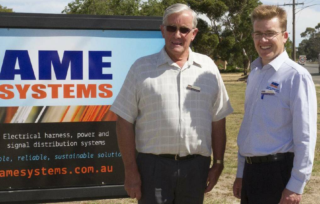 AME Systems' Peter and Nick Carthew. Picture: PETER PICKERING