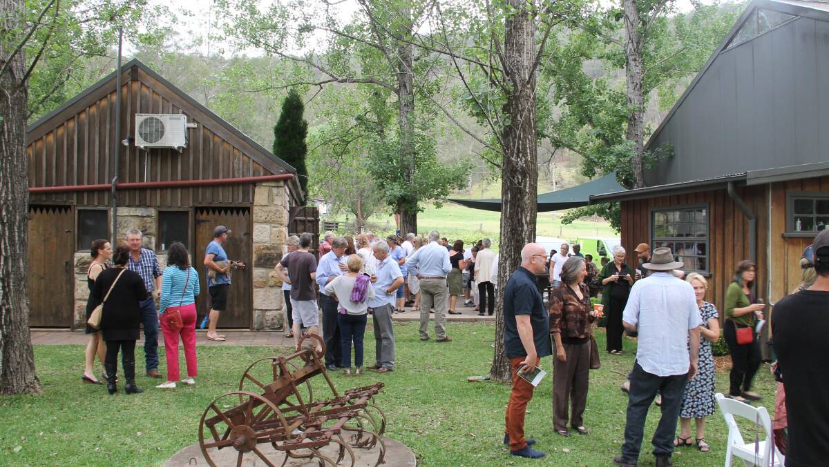 The gathering at Stonehurst for opening of Sculpture in the Vineyards … augured well for a festival that will run until December 3. 