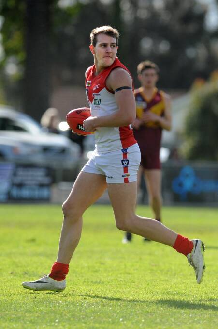 LEADER: Ararat's Liam Cavanagh is one of four Wimmera footballers picked to represent Vic Country on Saturday. He will be vice-captain of the under-19 side. Picture:SAMANTHA CAMARRI
