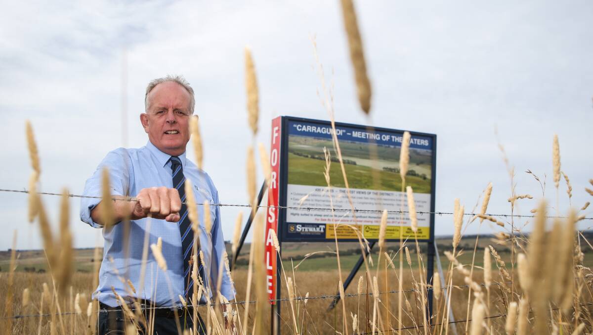 HOT DEMAND: Favorable conditions, low interest rates and the Aussie dollar were driving a sharp rise in land prices, according to Nick Adamson, Charles Stewart, Warrnambool.