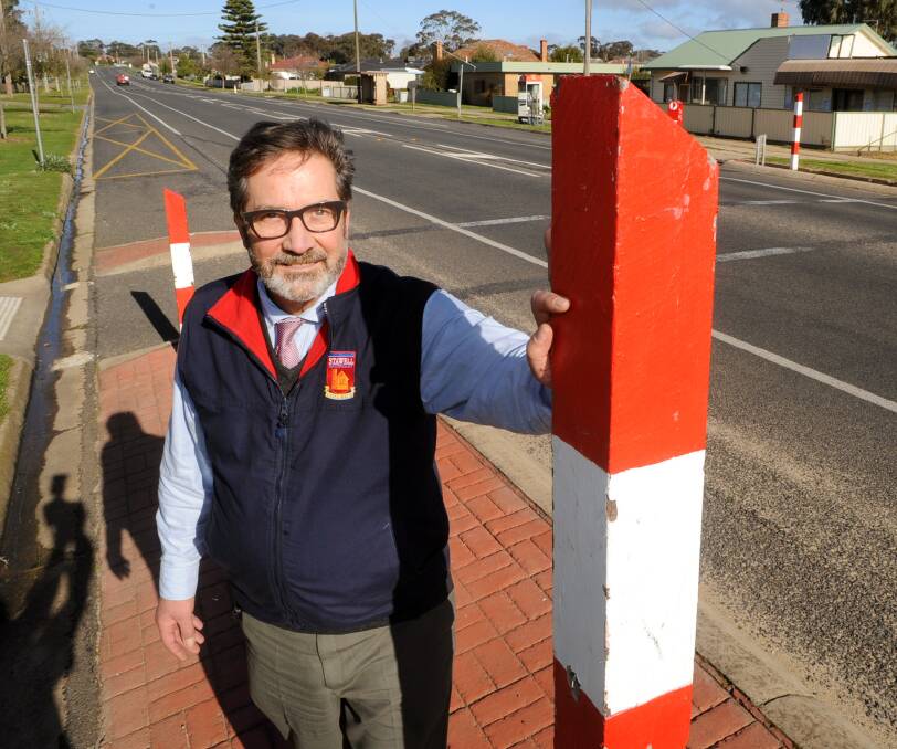 GREAT NEWS: Stawell College principal Nick Lynch said VicRoads and Public Transport Victoria had accepted a proposal to move the bus stop. Picture: PAUL CARRACHER
