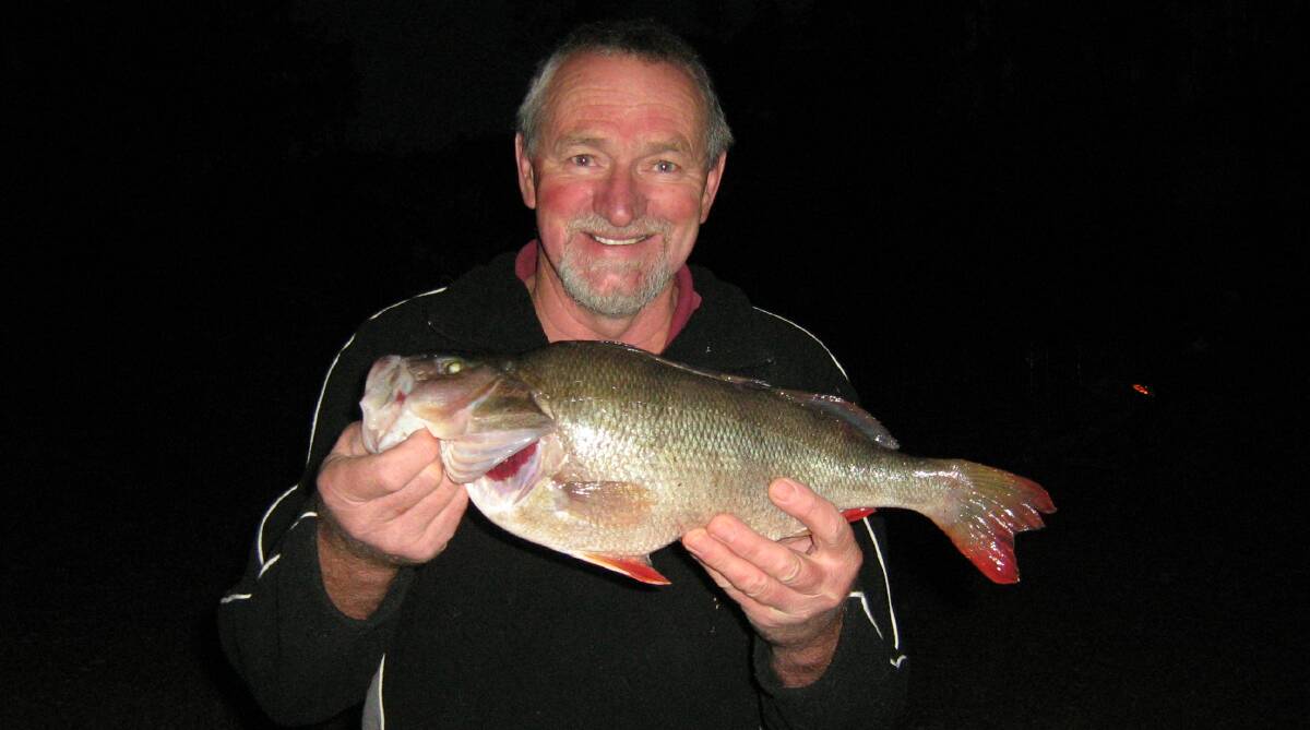 WINNER: Open winner Peter Scott with the 1.32-kilogram redfin he caught as part of Horsham Angling Club's Hynes Family Trophy competition. Picture: CONTRIBUTED