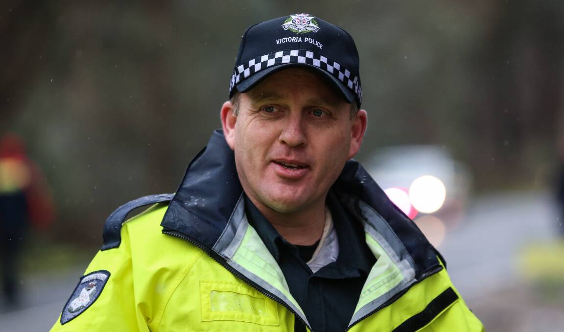 BE SAFE: Acting Sergeant Owen Clarke wants motorists to plan their car journeys when going on trips during school holidays or the warmer months. Picture: JAMES WILTSHIRE