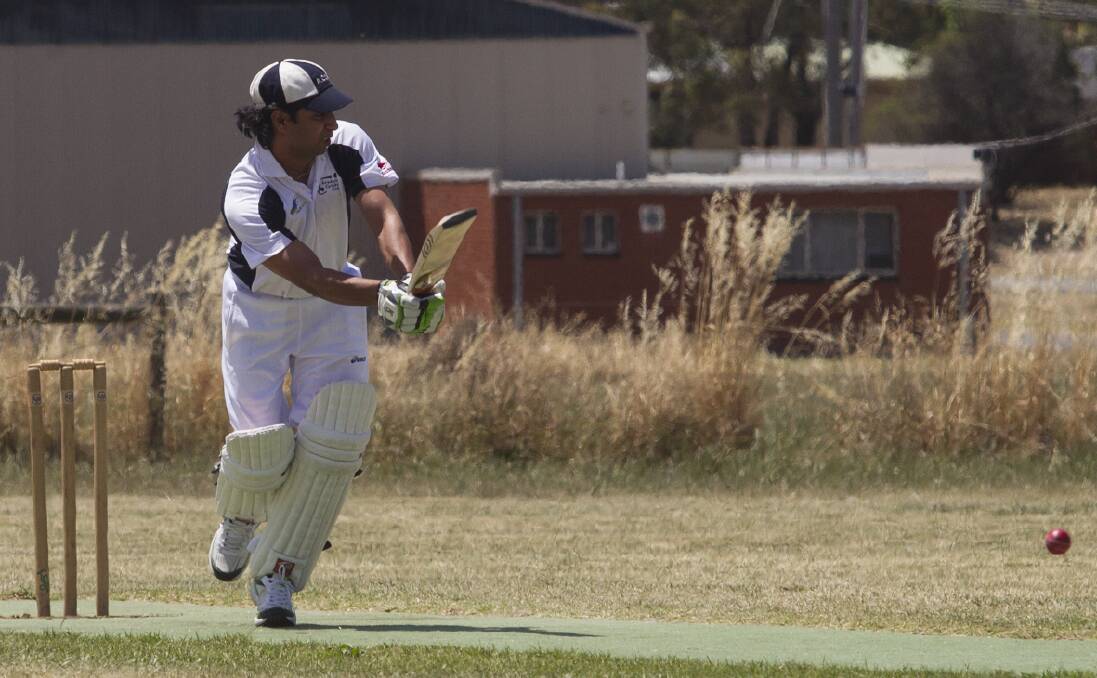 Eyan Habib made 36 runs for Aradale on Saturday. Picture: PETER PICKERING 