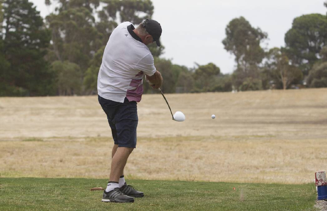 Marcus Matthews was on fire over the weekend at Aradale Golf Club. Picture: PETER PICKERING 