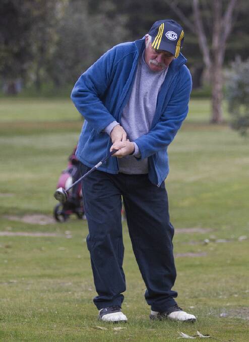 CLOSE: Mick Bextream was runner up at Aradale Golf Club last Saturday. 