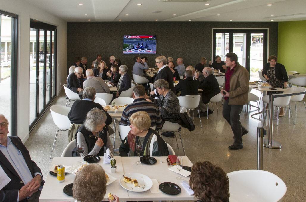 Ararat Turf Club's function venue was extremely popular on Cup Day. Picture: PETER PICKERING 