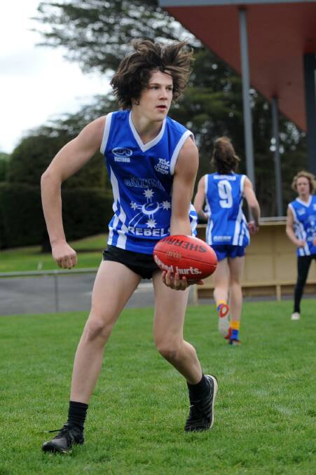 REPRESENT: Ararat's Jack Antonio was one of seven Wimmera players to make the Rebels. Picture: WIMMERA MAIL-TIMES 