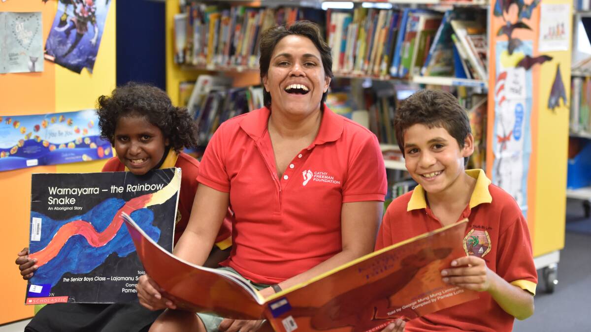 IMPACT: Olympian and Stawell Gift legend Cathy Freeman's foundation will be the Gift's official charity partner this year, supporting Indigenous children's education. Picture: courtesy of Cathy Freeman Foundation