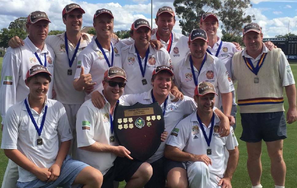 CHAMPS: The Swifts-Great Western B Grade team is on track to emulate the club's A Grade premiership from the 2014-15 season. Picture: Peter Pickering