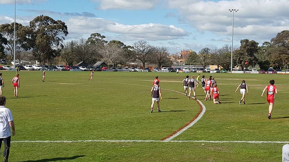 It was a thriller in the under-17 preliminary final with the Rats losing by two points. Picture: ADAM HILL
