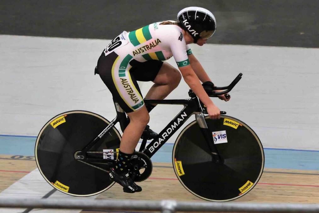 TALENTED: It will be the second time Alice Culling will represent Australia after being named for the 2017 Track Cycling Junior World Championships. 
