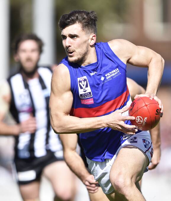 NEW SEASON: Lauchie Dalgleish will play for the reigning VFL premiers again in 2017 after re-signing to play for Footscray.
