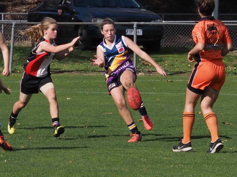 FOOTBALL STAR: Lauren Sykes is one of eight Storm players to make the Greater Western Victoria Rebels Youth Girls squad.