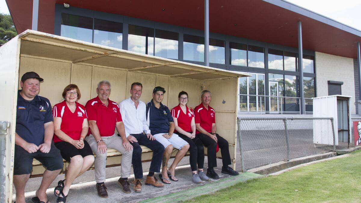 DRY: The Ararat Rats and Ararat Eagles will benefit from new interchange and coaches shelters at Alexandra Oval. They will be ready for next season. Picture: Peter Pickering 