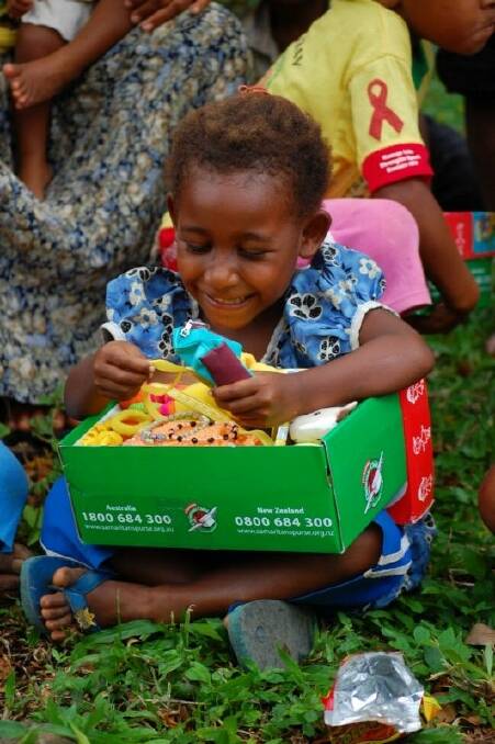 Operation Christmas Child ends at the end of October.