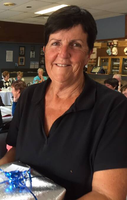 TOP PRIZE: Gayle Dadswell won Chalambar Ladies Golf Club's captains trophy. Dadswell also won the eclectic handicap A award.