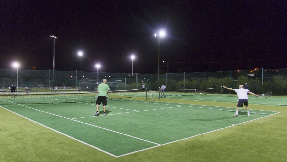 WINNERS: Carey Covers won the winter season of Wednesday night tennis after rain stopped the final round matches. Picture: Peter Pickering