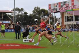 Chloe Mannix-Power took out 2024 Stawell Women's Gift final on Monday. Picture by Ben Fraser