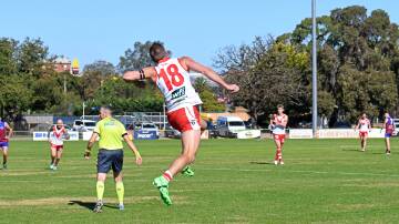 Ararat vice captain Jack Ganley enjoyed kicking the first goal of the game against Horsham on Saturday, April 20. Picture by Ben Fraser