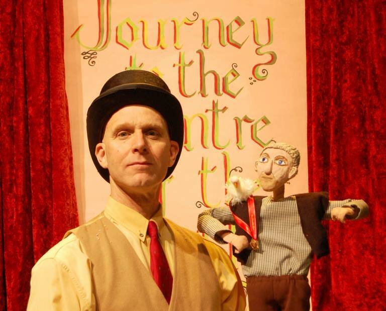 PERFORMANCE: Mark Penzak and Blueboat Theatre will put on a production of Journey to the Centre of the Earth at Horsham Town Hall as part of the Art Play Sunday event on Sunday. Picture: CONTRIBUTED