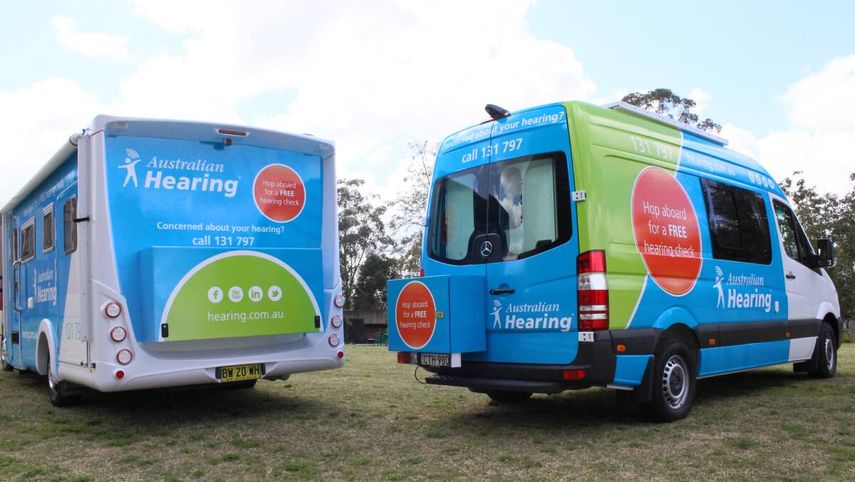 FREE: The hearing bus will travel around the Wimmera to offer free hearing checks. 