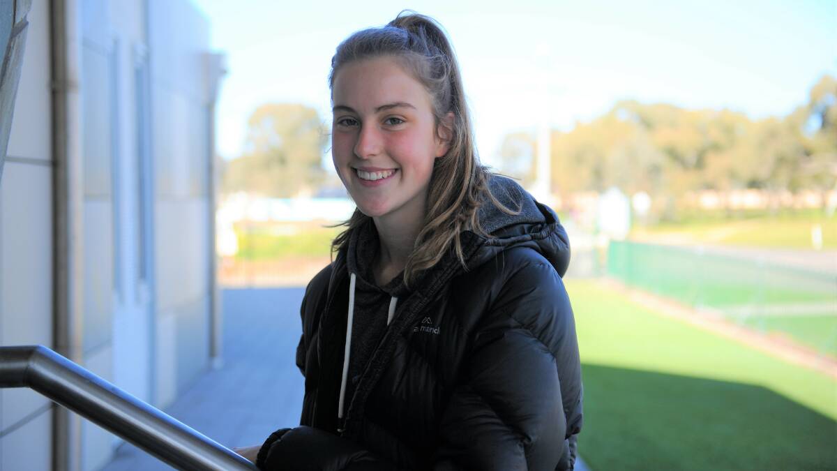 SELECTED: Maggie Caris (pictured) and Lavinia Fox have been selected for the School Sports Victoria 15-and-under netball side. Picture: ELIJAH MACCHIA