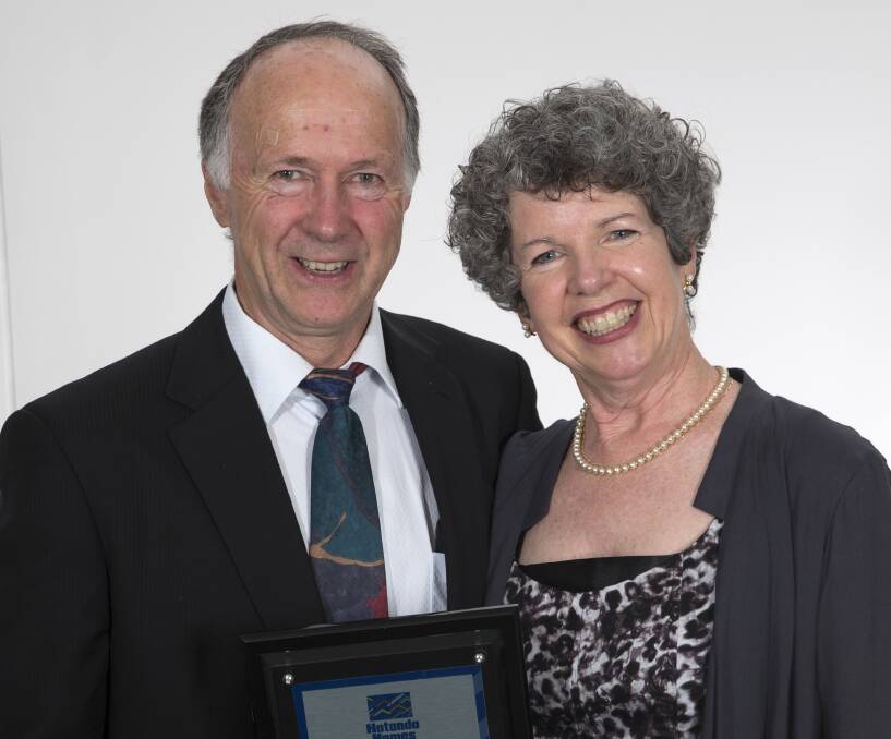 HARD WORK: Russel and Jenny Pearse were awarded for their efforts at Hotondo Homes in Ararat. Picture: CONTRIBUTED