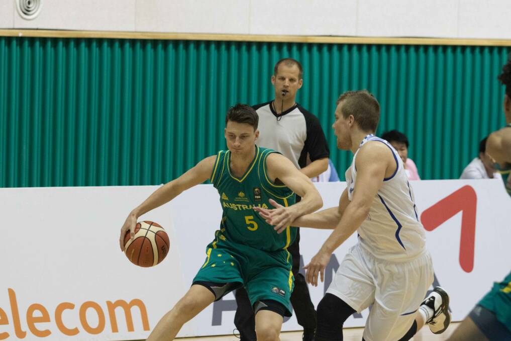 Shaun Bruce at the Australian World University Games in 2015. Picture: CONTRIBUTED