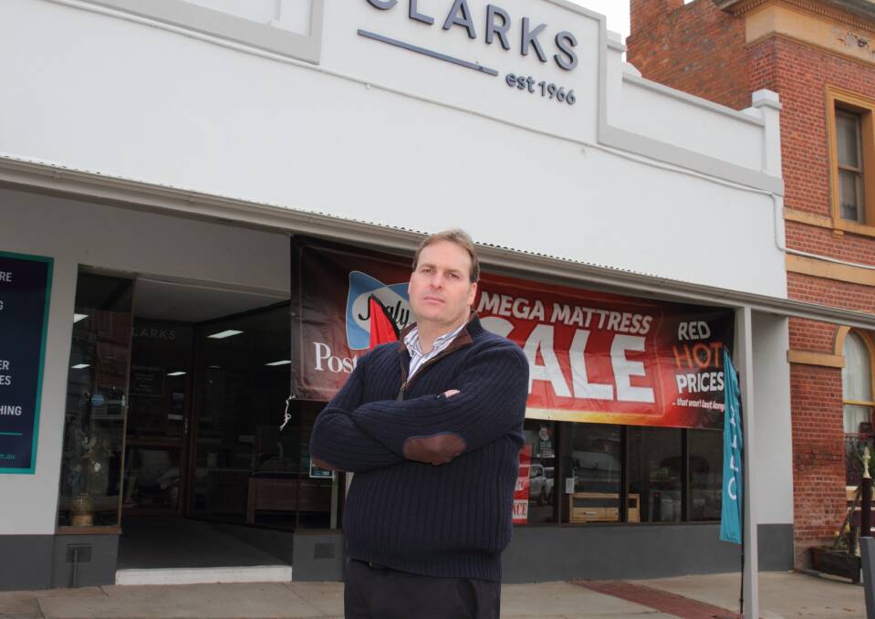 WARNED: Llewelyn Clark and his store will not tolerate inappropriate behaviour. Picture: Peter Pickering