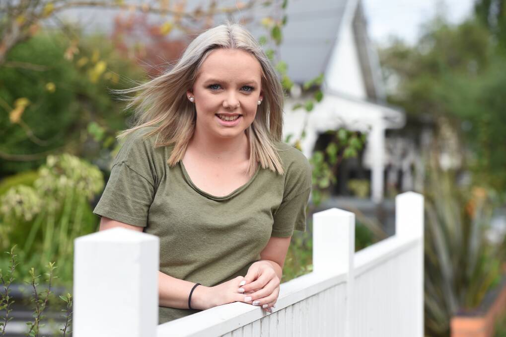 ALL SMILES: Chelsea Chatfield had not heard of the VCAL program award when she learned of her remarkable achievement. Picture: KATE HEALY