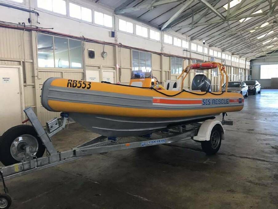 BRAND NEW: The updated boat Stawell SES received to help them with water rescues and incidents throughout the forthcoming summer. 
